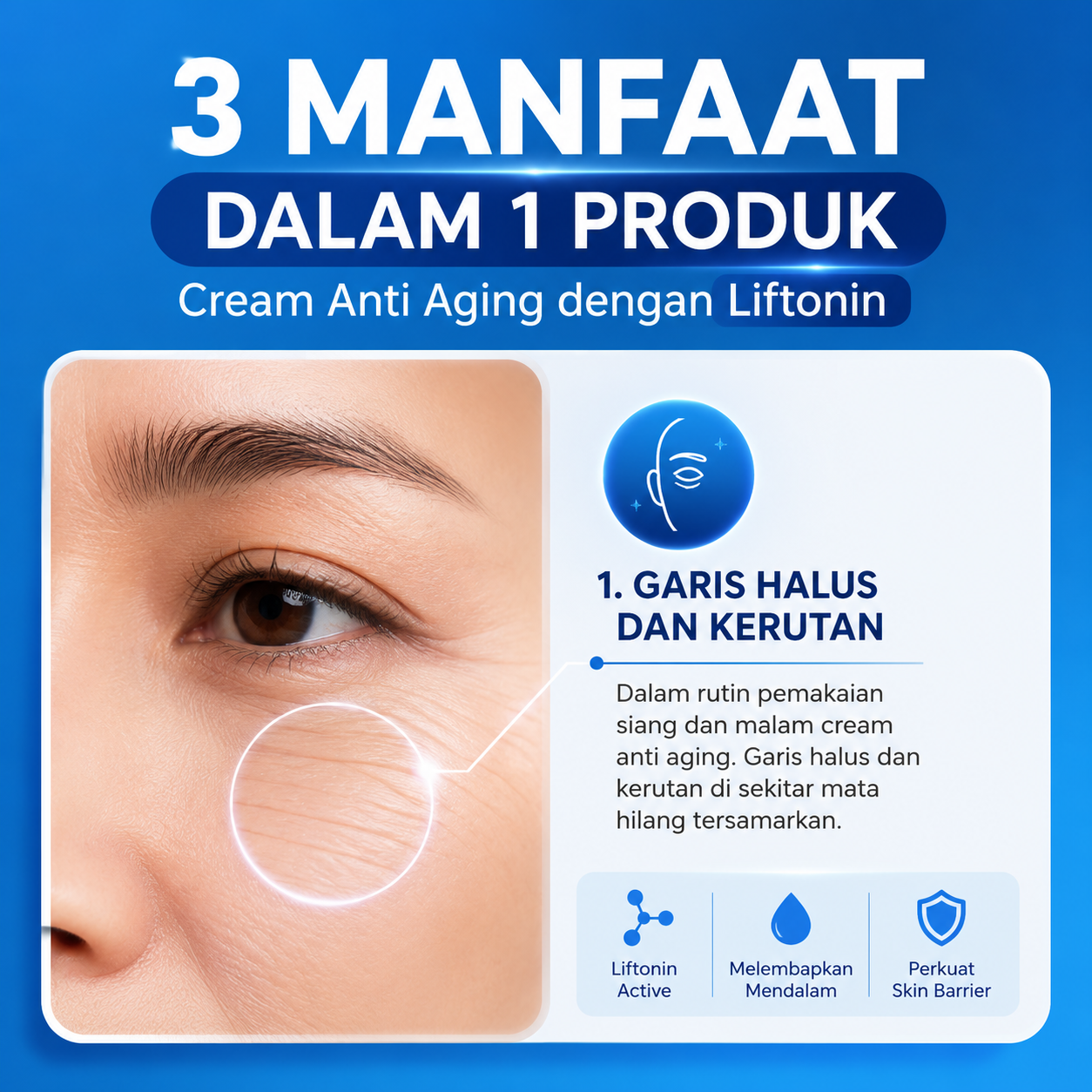 Manfaat Youthify untuk membantu menyamarkan garis halus