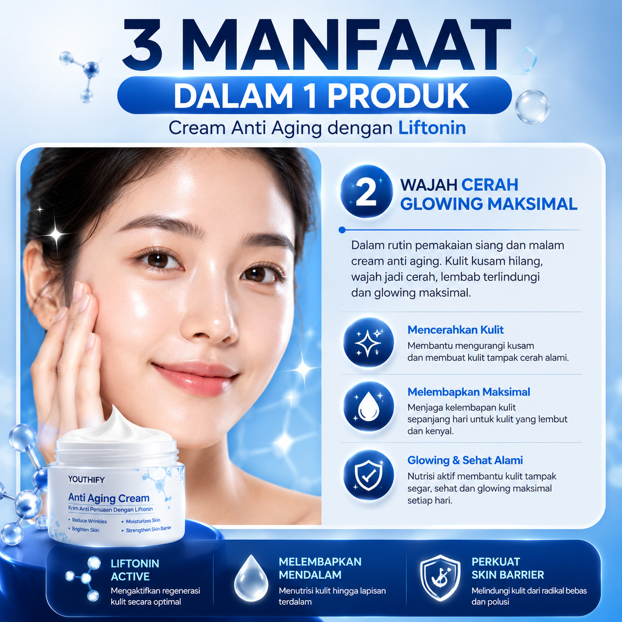 Manfaat Youthify untuk membuat wajah terlihat lebih cerah